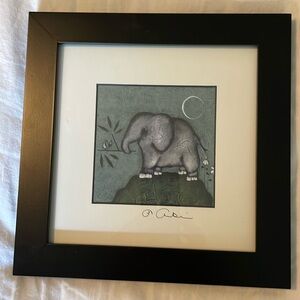 Simple Works Artisan painting. Elephant.